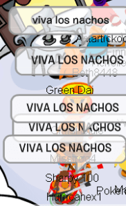 Nachos do a "VIVA LOS NACHOS".