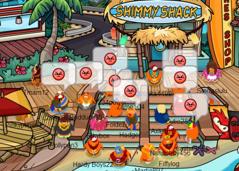 Locked out troops at the town.