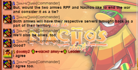 agreement between Nachos and RPF